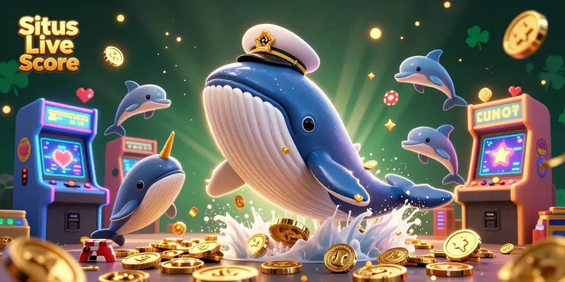 Engage in dynamic Situs Live Score action with enchanting characters amidst a vibrant casino scene.