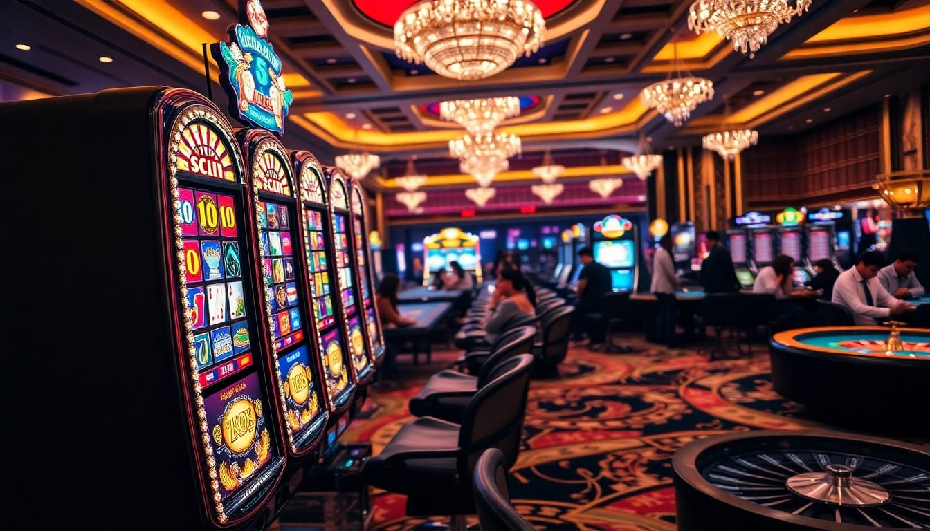 Enjoy thrilling action at reputable nama nama situs judi slot online with vibrant casino environments.
