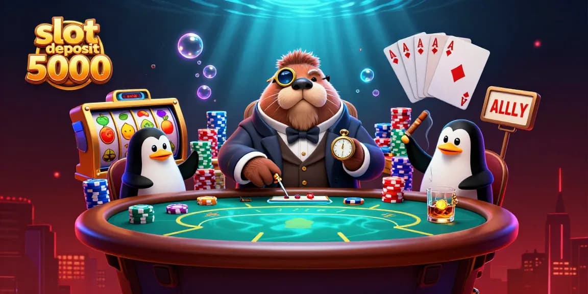Menangkan slot deposit 5000 dengan bermain bersama walrus jolly dan dealer penguin.