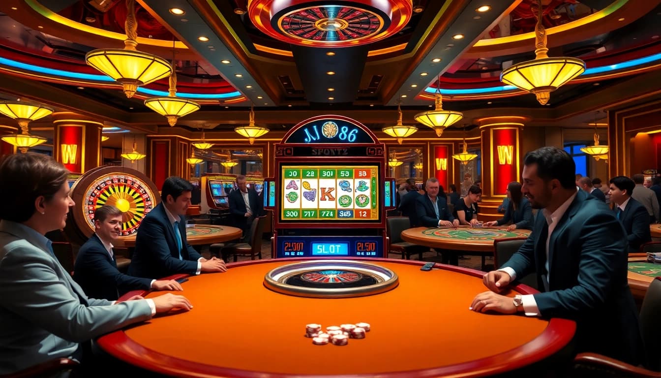 Experience the excitement of winning at Jagoan86 slots in a vibrant casino atmosphere