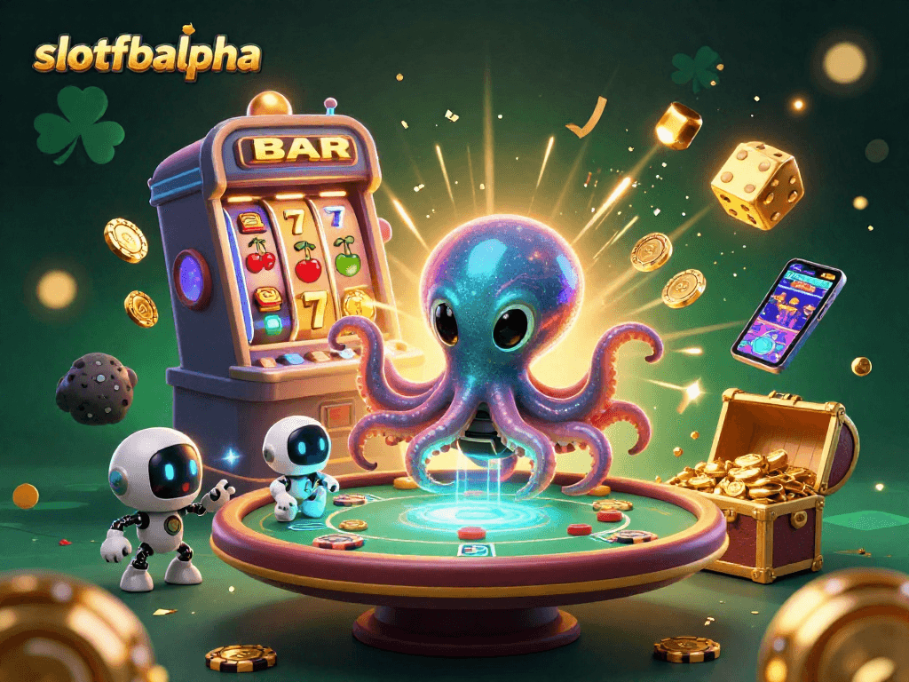 Join the excitement at slotfbalpha with vibrant characters and dynamic casino games in an immersive 3D environment.