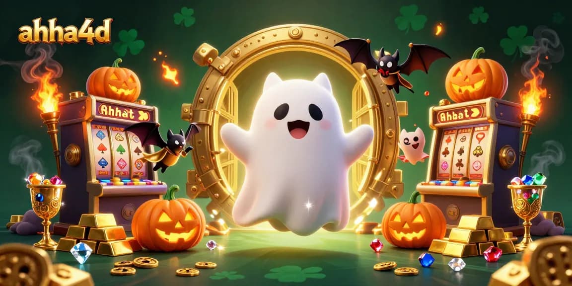 Experience thrilling wins with ahha4d in a haunted casino adventure featuring ghostly characters.