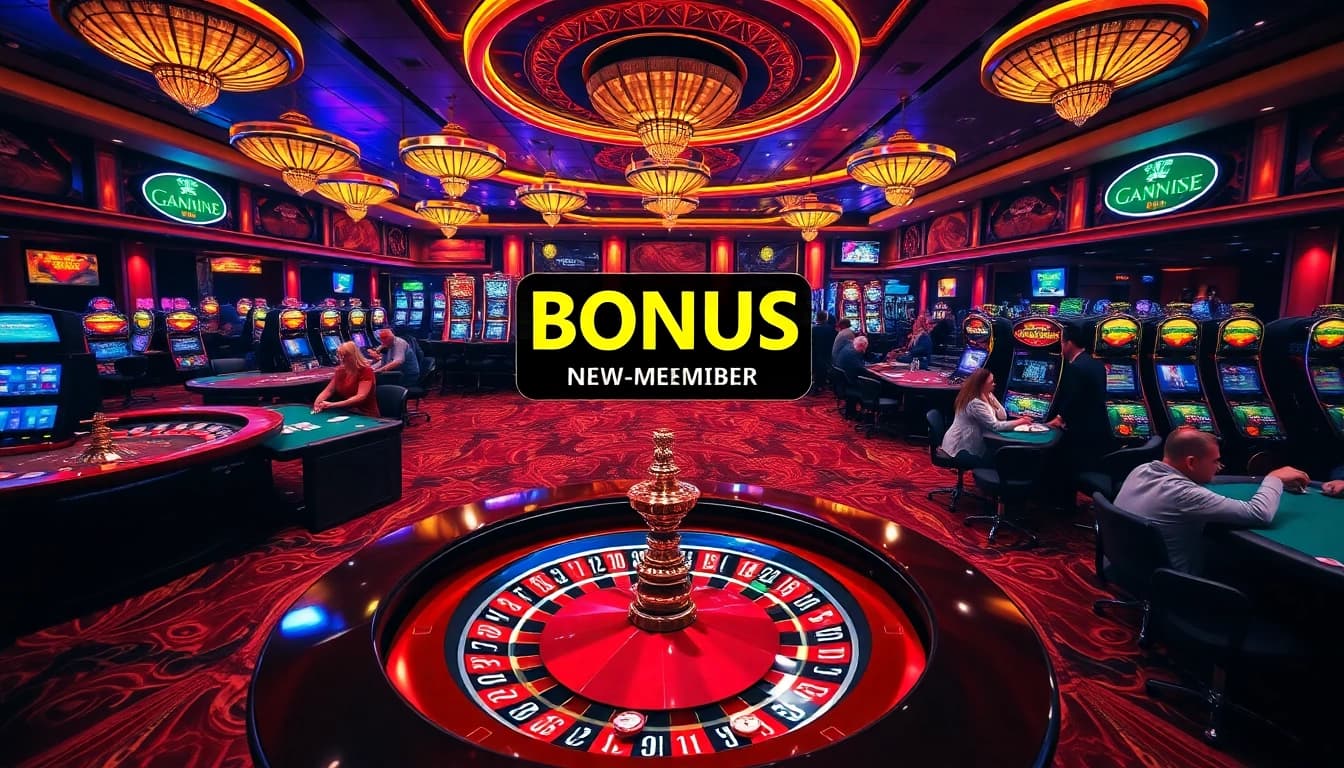 Experience the excitement of winning with a bonus new member offer at a vibrant casino.
