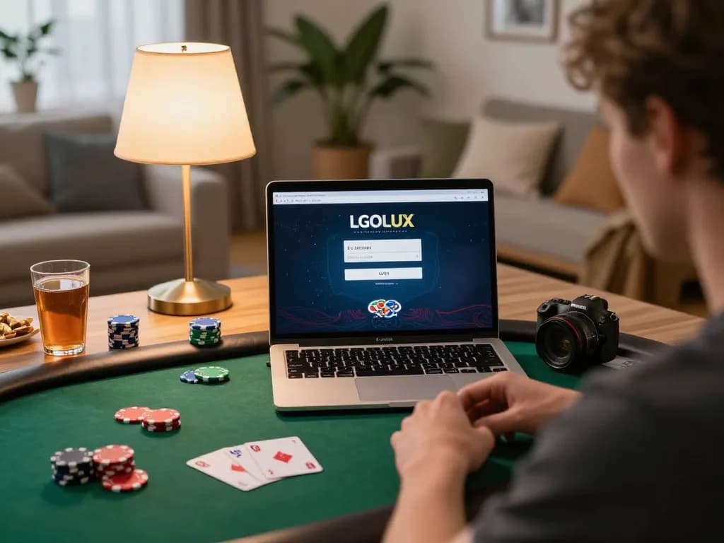 Engaging in online poker while using LGOLUX LOGIN for a personalized gambling experience