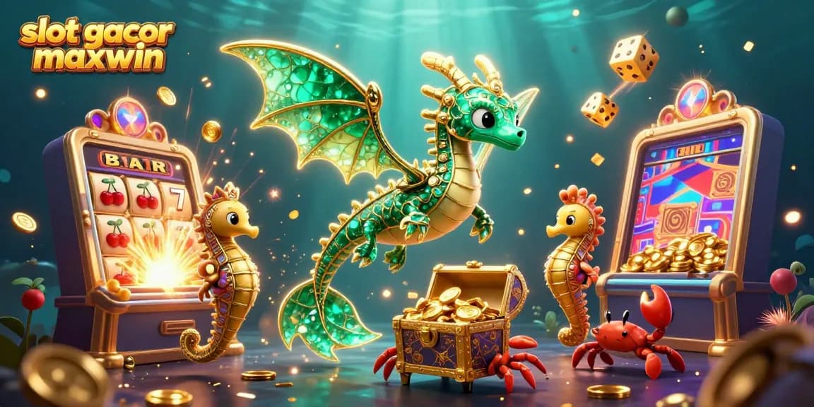 Permainan slot gacor maxwin sambil meraih jackpot yang melimpah dengan simbol keberuntungan.