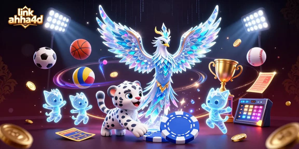 Menghidupkan suasana perjudian dengan "link ahha4d", phoenix es kristal dan sprite es menari di sekeliling chip poker!