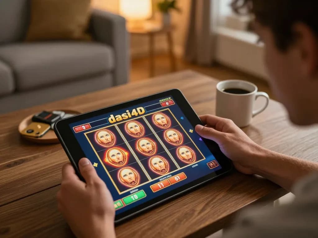 Rasakan sensasi permainan slot dasi4d dalam suasana rumah yang nyaman.