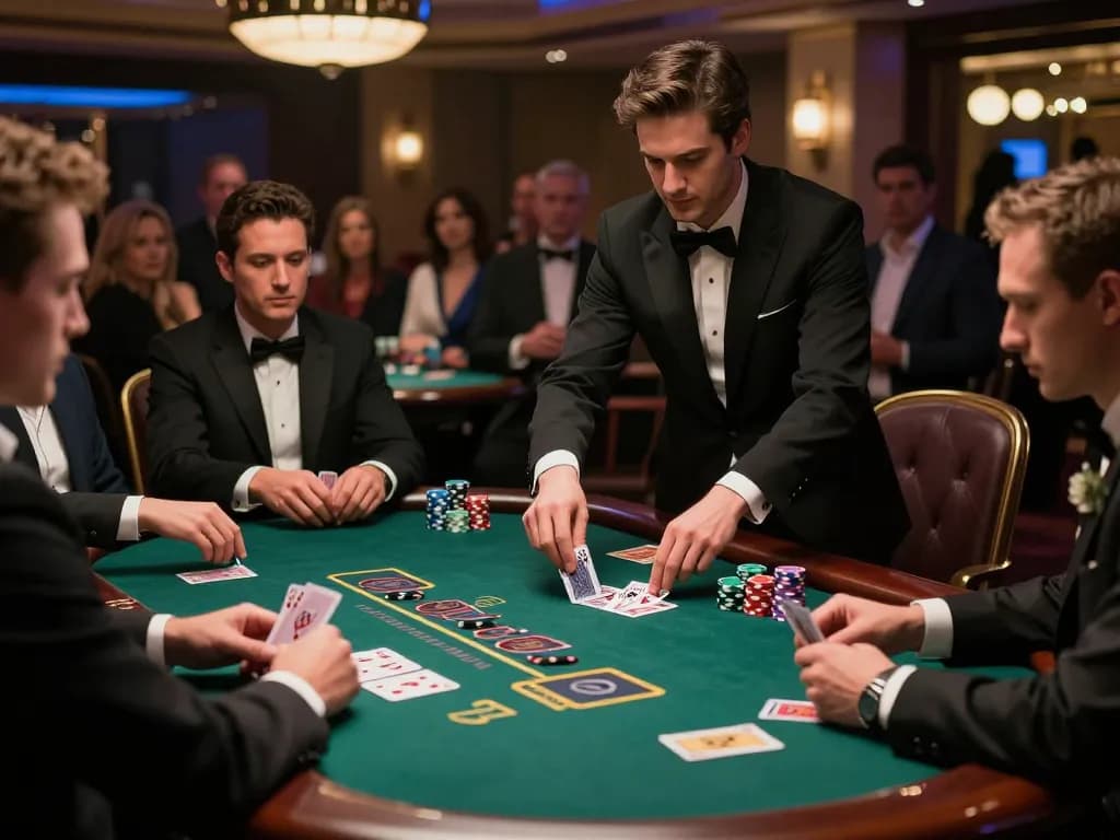Play blackjack at the Fun88 casino table, where excitement and strategy meet in a luxurious setting.