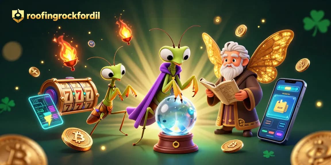 Experience thrilling gameplay with roofingrockfordil featuring vibrant slots and mystical characters.