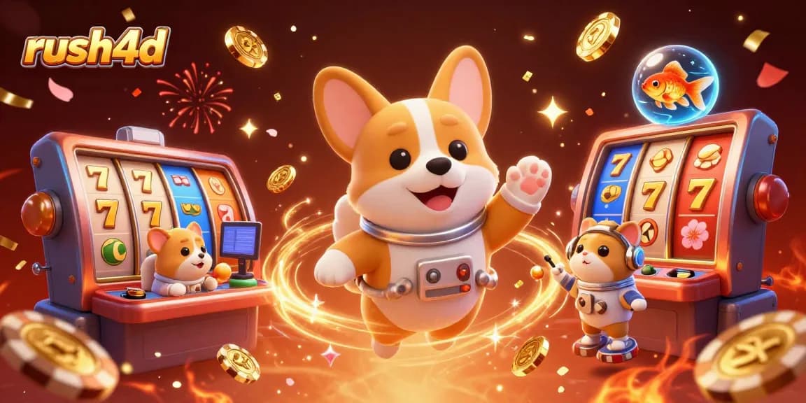 Rush4D memberikan pengalaman kasino luar angkasa yang menakjubkan dengan simbol keberuntungan dan jackpot.