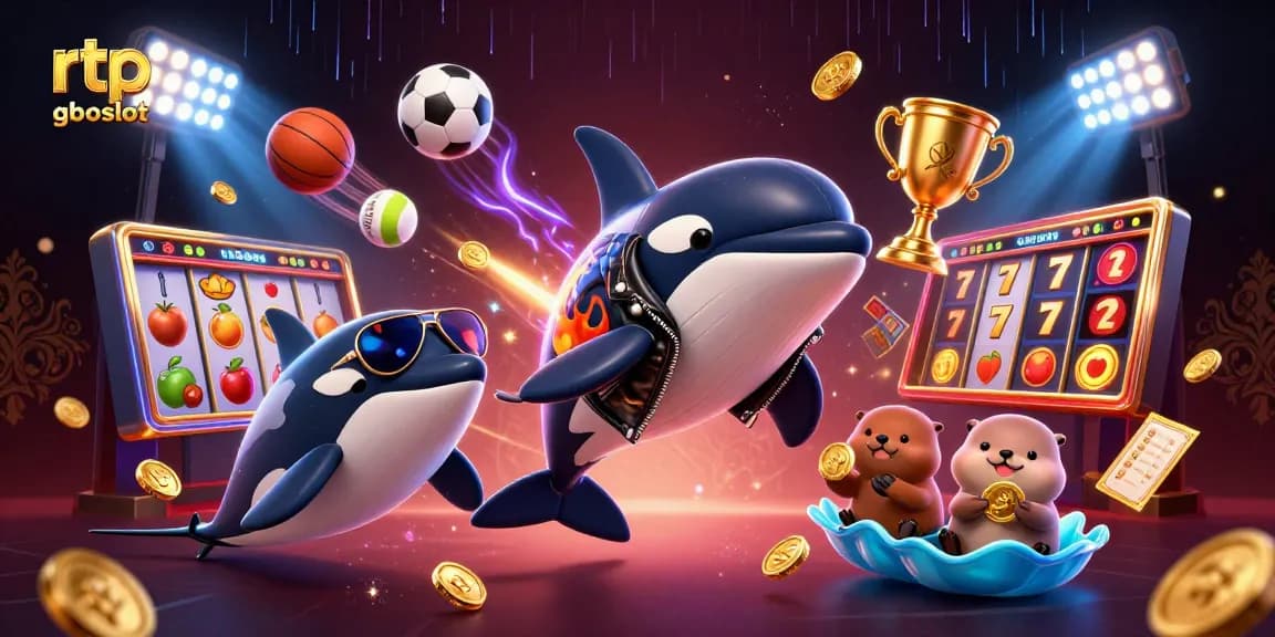 Menangkan permainan slot rtp gboslot dengan simbol beruntung dan koin emas di dalam gambar dinamis.