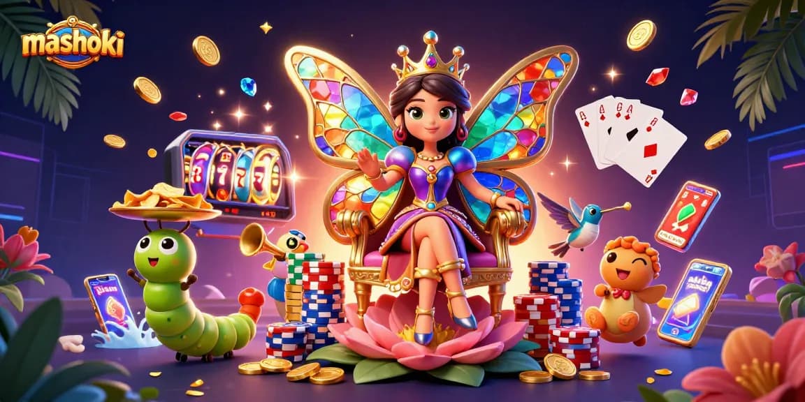 Experience thrilling gameplay with mashoki at a vibrant online casino featuring enchanting characters and dynamic elements.