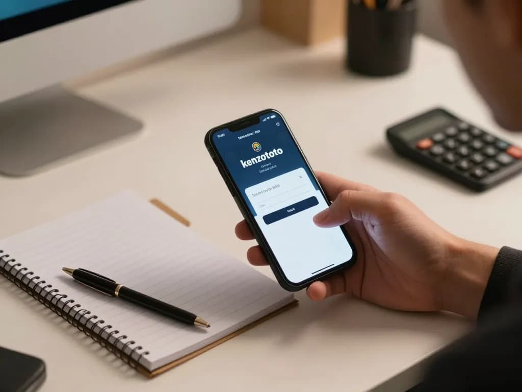 Pengguna yang terlibat mengakses login kenzototo untuk pengalaman perjudian daring yang aman di smartphone.