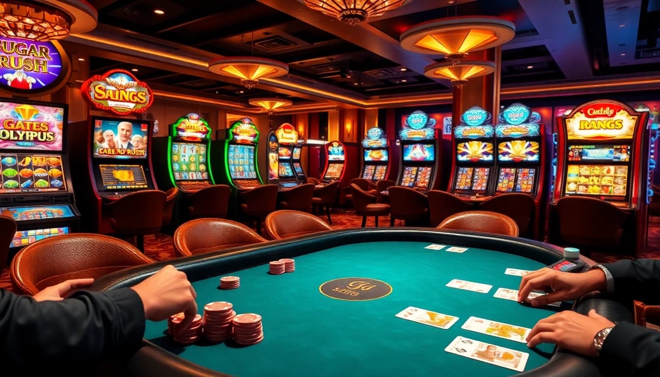 Experience the thrill of cow 88 gaming with high-stakes poker and vibrant slot machines.