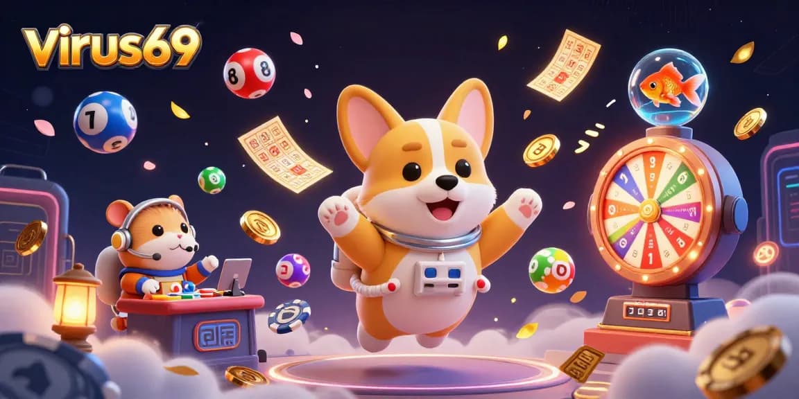 Experience the thrill of gaming with virus69 in a vibrant digital casino scene.