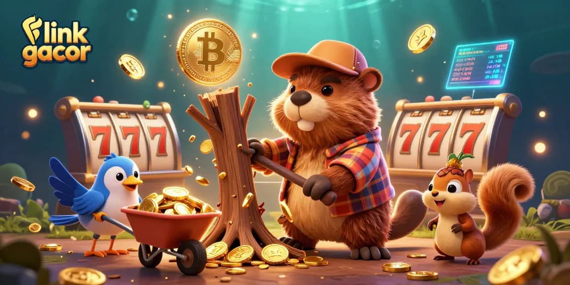 Spin the reels with link gacor to unlock golden jackpots in this vibrant casino scene.