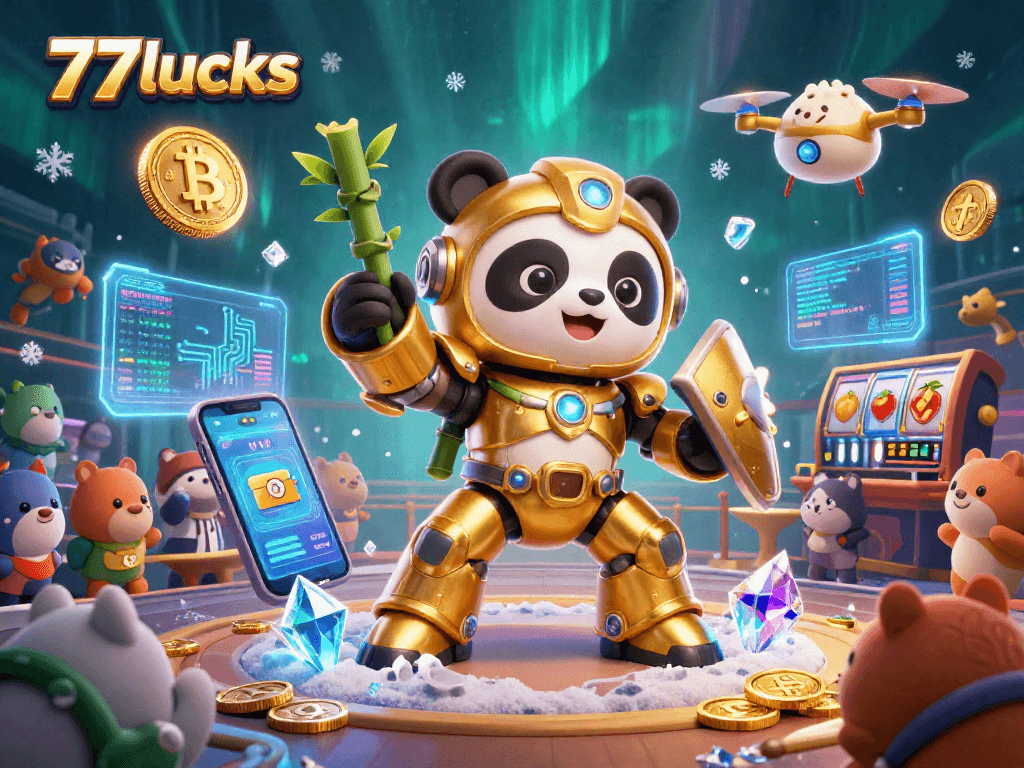 Meningkatkan peluang dengan 77lucks, ilustrasi kasino 3D yang memikat dengan elemen perjudian.
