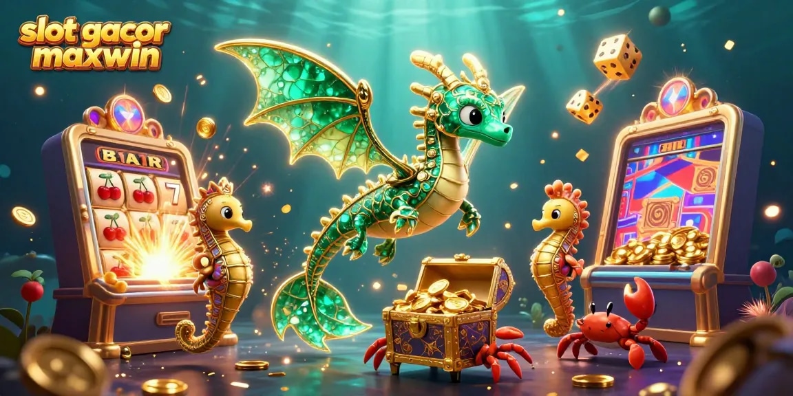 Permainan slot gacor maxwin sambil meraih jackpot yang melimpah dengan simbol keberuntungan.
