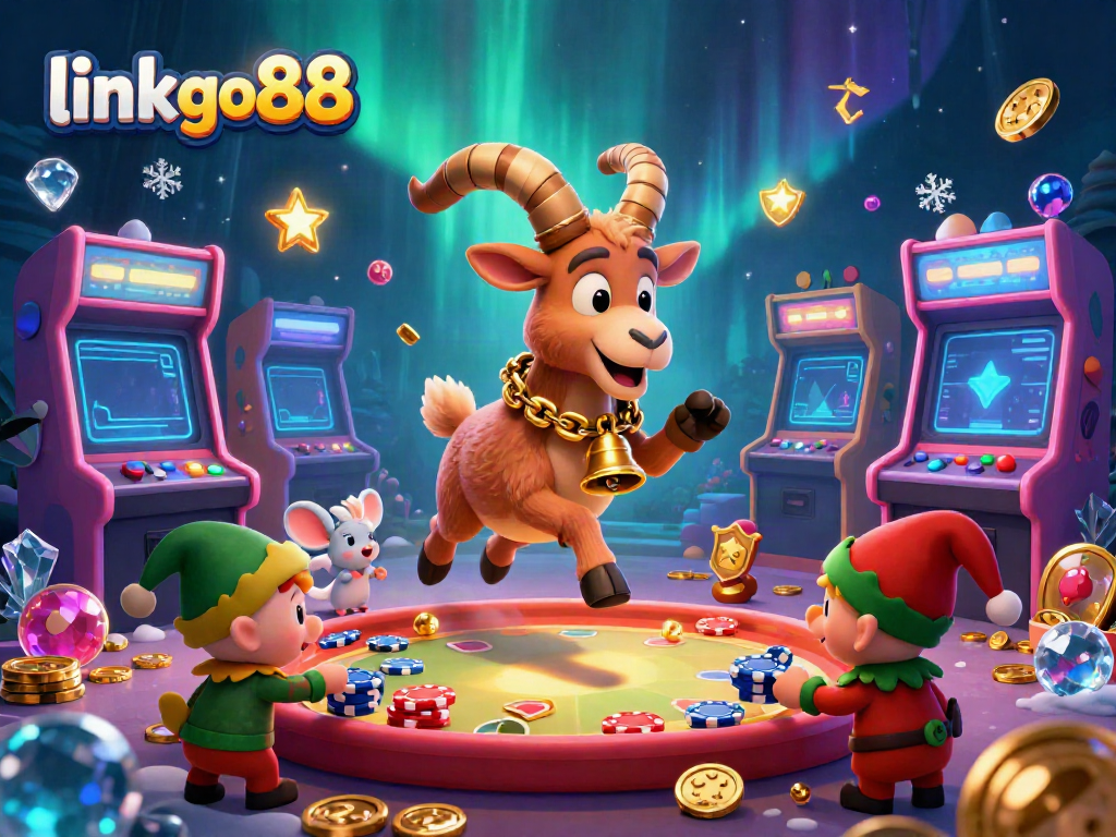 Witness the exciting chaos of link go88 as Krampus and mischievous elves fill the holiday casino with action.