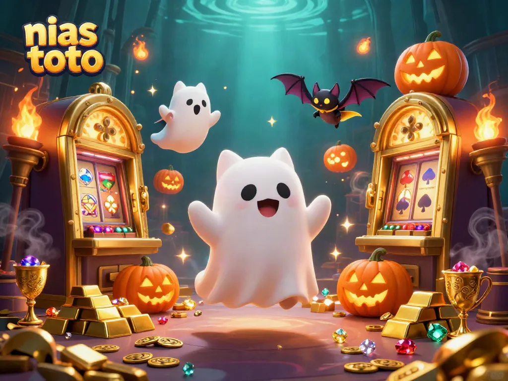 Gambarkan keseruan bermain judi di nias toto dengan kucing hantu yang berteman dengan kelelawar cape emas.