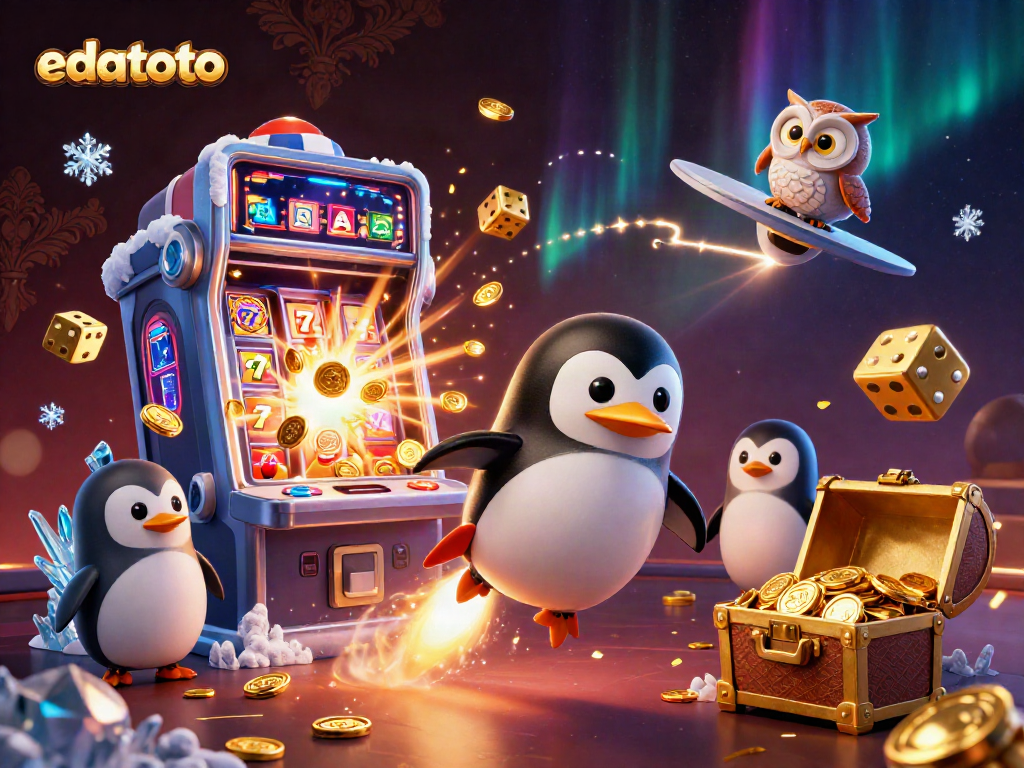 Experience the thrill of edatoto with a vibrant 3D gaming scene featuring exciting characters and casino elements!