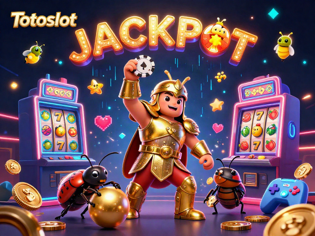 Totoslot memanjakan pemain dengan ilustrasi 3D penuh warna dan detail yang menampilkan jackpot slot mengesankan.