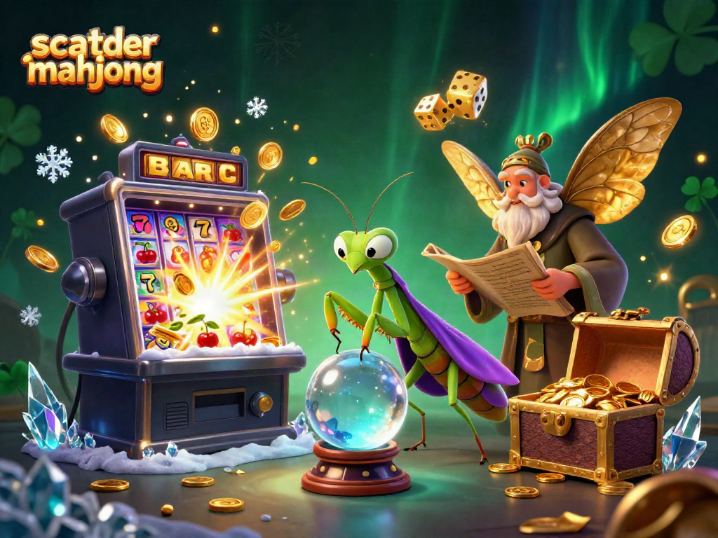 Experience the excitement of scatter mahjong with vibrant characters and rich casino elements.