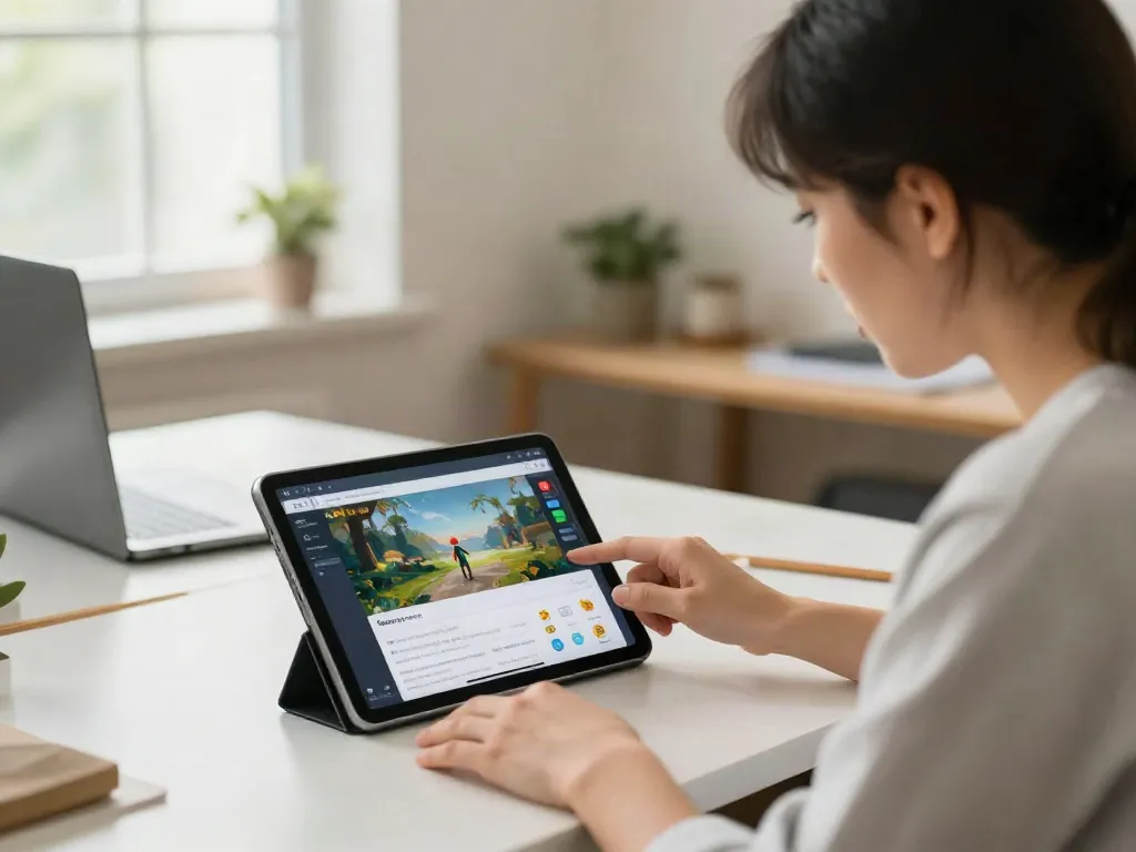 Local services provider reviewing slot gacor game insights, trusted and professional atmosphere.