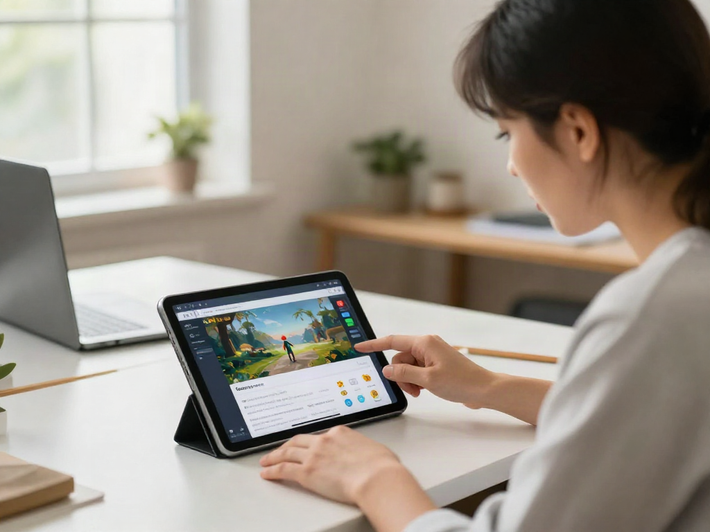Local services provider reviewing slot gacor game insights, trusted and professional atmosphere.