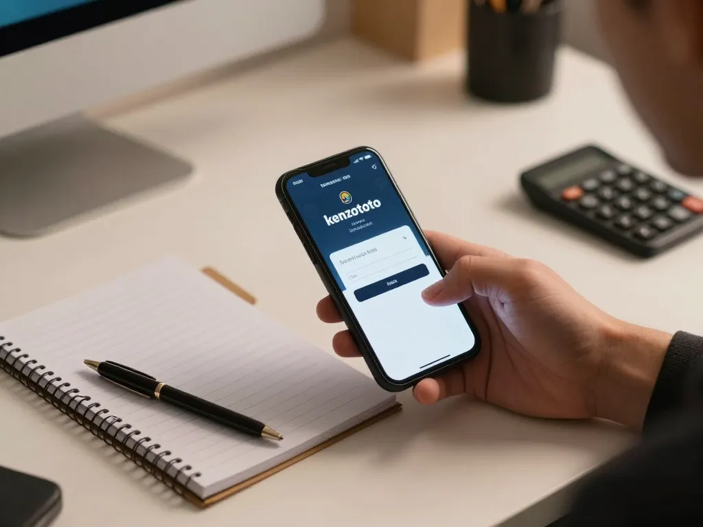 Pengguna yang terlibat mengakses login kenzototo untuk pengalaman perjudian daring yang aman di smartphone.