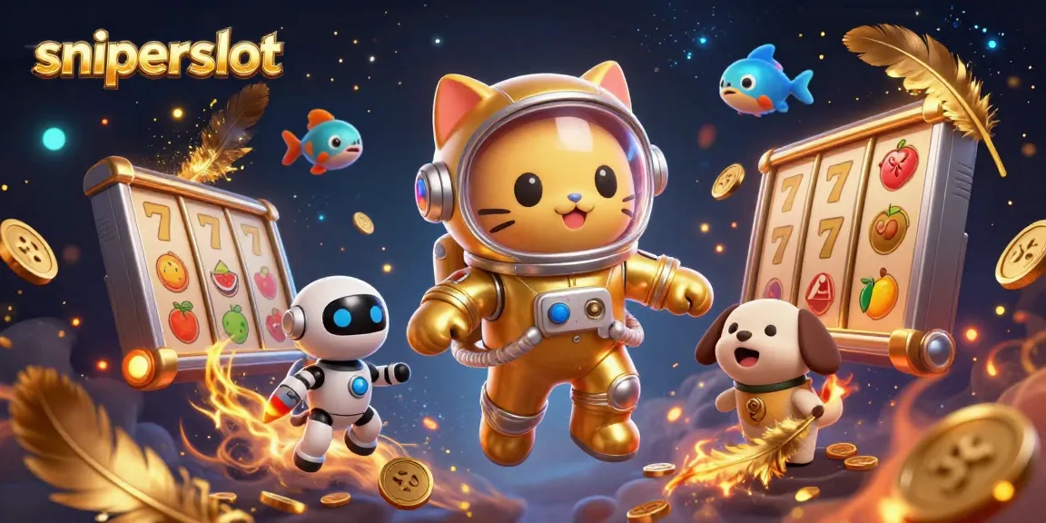 Menangkan hadiah besar di sniperslot dengan simbol slot dan koin emas yang menakjubkan.