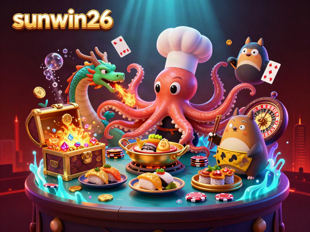 Experience thrilling wins at sunwin26 with our vibrant casino-themed underwater adventure.