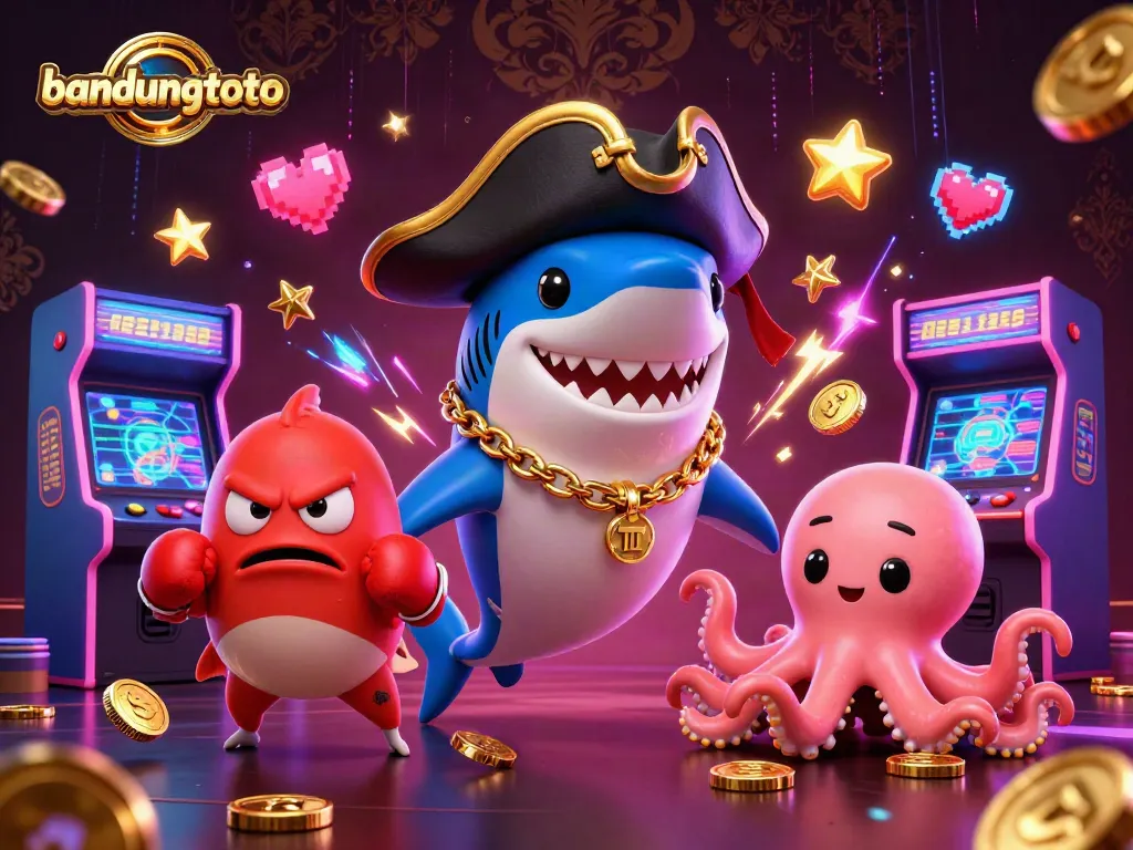 Experience thrilling gameplay at bandungtoto with colorful characters and casino elements enhancing the adventure.