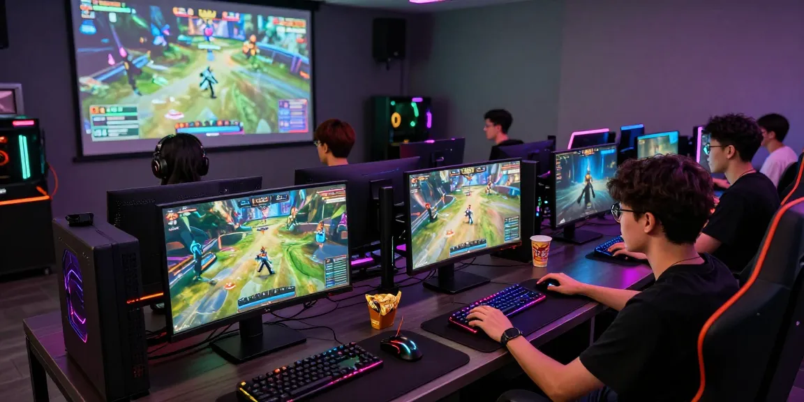 Komunitas ligagalaxy bermain game bersama dengan sistem gaming yang modern.